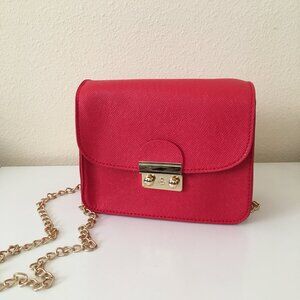 Shein Chain Crossbody Bag Red